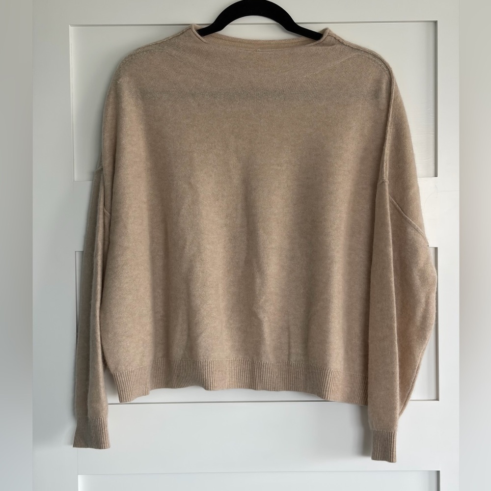 Pilcro Anthropologie Alani Cashmere Mock Neck Sweater
